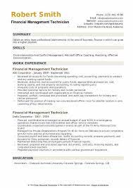 We are looking for a reliable financial manager that will analyze every day financial activities and subsequently provide advice and guidance to upper management on future financial post this financial manager job description job ad to 18+ free job boards with one submission. Financial Management Technician Resume Samples Qwikresume