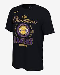 View the latest in los angeles lakers, nba team news here. Los Angeles Lakers Champions Nike Nba Locker Room T Shirt Nike Com