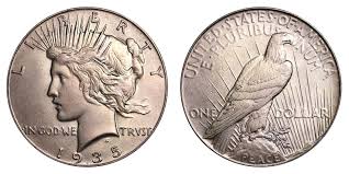 1935 Peace Silver Dollar Coin Value Prices Photos Info