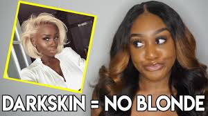 For pale skin in general try r/palest. Darkskin Girls Should Not Wear Blonde Hair Chiomachats Ft Unice Hair Youtube