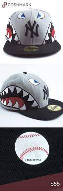 New Era New York Yankees Custom Baseball Hat Cap This New Gray And Black New York Yankees Baseball Cap From New Hat Designs Custom Baseball Hats Clothes Design