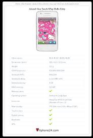Alcatel One Touch SPop Hello Kitty 4030 ...