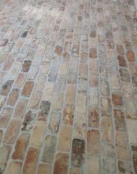 How To Design A Mortar Washed Brick Floor Hammers N Hugs Brick Flooring Brick Look Tile Brick Porch