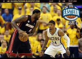 It is heat vs clippers. Nba East Finals Game 6 Miami Heat Vs Indiana Pacers Full Replay Http Allanistheman Blogspot Com Miami Heat Game Miami Heat Heat Game