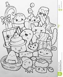 Doodle art simple kawaii food coloring pages. Food With Faces Coloring Pages Inspirational Doodling Stock Illustration Illustration Of Food Foods Cute Doodle Art Doodle Art Drawing Doodle Drawings