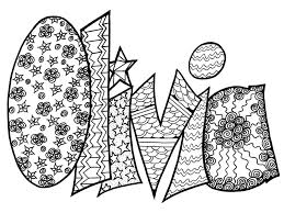 Here is a coloring sheet of lily pad for your kids. Doodle Art With Name And Color Novocom Top