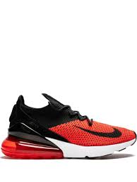Nike Air Max 270 Flyknit Sneakers Farfetch In 2020 Nike Air Max Red Air Max Air Max 270