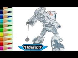 Robot merupakan mesin yang menggabungkan komputer, mekanik, dan elektronik. Gambar Mewarnai Tobot Dengan