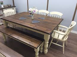 With folding or an extra leaf options, these dining do you need a stylish and practical extendable dining set to create additional space for your extra guests? 6ft X 4ft Farmhouse Table 5 Chairs Bench Rustic Oak Pine Country Cottage Large 1 395 00 Rustic Kitchen Tables Kitchen Table Wood Kitchen Table Bench