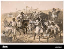 Mutiny of sepoys hi-res stock ...