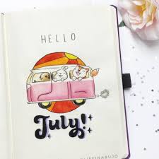 Popsicles bullet journal july cover. 50 July Bullet Journal Ideas To Inspire You Best Bullet Journal Spreads