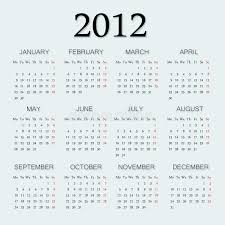 Check spelling or type a new query. 2012 Calendar One Page Stock Vector Illustration Of Number 22196995