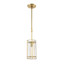Elk Lighting 10486 1 Pendant Light Satin Brass Pendant Lights