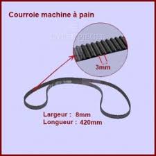 Courroie 490mm Machine A Pain At6955390500 Pieces Machine A Pain