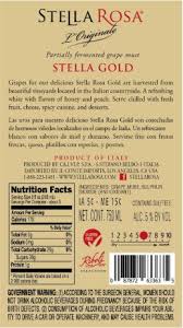 Nutrition facts label for alcoholic beverage, wine, table, white. What S Really In Your Glass Transparency Accountability Wine The Wine Economist