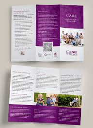 Promotional Leaflet Design Crown Home Care Provide An Extensive Selection Of High Quality Flexible And Responsive Home Care Leaflet Design Leaflet Hand Care