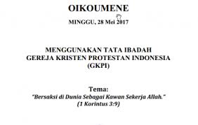 Sebagai contoh kata kata ucapan natal dan tahun baru : Tata Ibadah Natal Hidup Bersama Sebagai Keluarga Allah Sinode Gmit