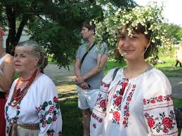 They have dense and chic hair and expressive features of the face. Local Style Traditional Costume Of Belarus