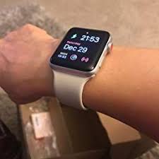 Black Apple Watch With Pink Sand Band Amazon Com Yanch Compatible With For Apple Watch Band 38mm 40mm Soft Silicone Sport Band Replacement Wris 38mm Apple Watch Band Apple Watch Bands Apple Watch