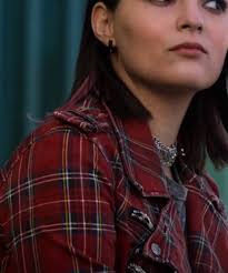 Lucifer S6 Aurora Decker Morningstar Plaid Moto Jacket