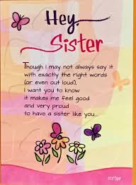 Birthday Quotes For Little Sister In English Hey Sister Greeting Card Stationery Gift Water Color Illustrated Ashley Happy Birthday Sister Quotes Sister Birthday Quotes Happy Birthday Wishes Sister