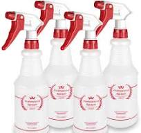 Amazon.com: Uineko - Botella de plástico resistente multiusos a prueba de  fugas, con atomizador, boquilla y medidas ajustables, para líquidos de ...