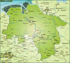 Hannover ist die hauptstadt von niedersachsen. Karte Von Niedersachsen Als Ubersichtskarte In Grun Lizenzfreies Bild 10656019 Bildagentur Panthermedia