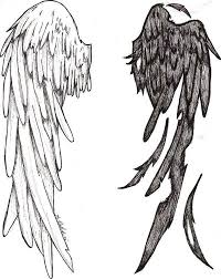 Black And White Angel Wings Tattoo Tattoo Design Von Azz And Spaz Auf Deviantart Zeichnungen Art Art Auf Wing Tattoo Cizim Fikirleri Taslaklar Cizimler