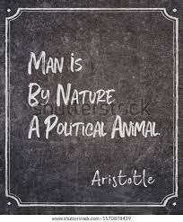 Man By Nature Political Animal Ancient Stock Illustration 1570878439