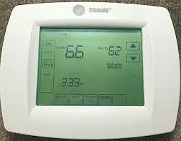 How to unlock honeywell thermostat th8320u1008. Trane Digital Thermostat Model Tz45 Home Energy Management Dmp System 13 76 Picclick Uk