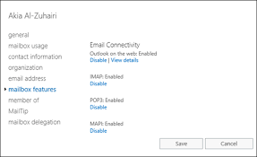 Enable Or Disable Mapi Access To Mailboxes In Exchange Server Microsoft Docs