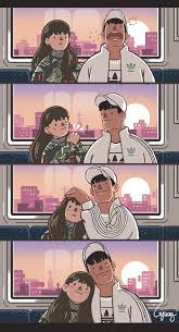 Girlfriend Boyfriend Relationship Illustrations Gyungstudio Cute Comics Cartoons Love Cute Love Cartoons