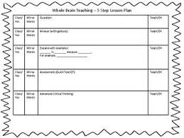 Whole Brain Teaching Lesson Plan Template Whole Brain Teaching Teaching Lessons Plans Teaching Lesson Plans Templates