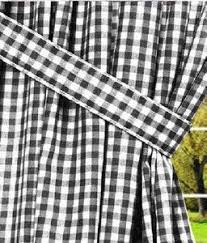 Black And White Gingham Curtains Black White Gingham Check Window Curtains Gingham Curtains Curtains Long Curtains