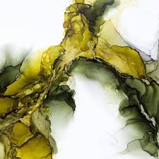 Olive And Green Abstract Alcohol Ink Painting By Kristy Swanson Abstractart Alcohol Ink Painting Modern Art Paintings Abstract Alcohol Ink