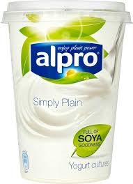 Alpro Soya Plain Yogurt 500g Jogurt Upakovka Dizajn Upakovki