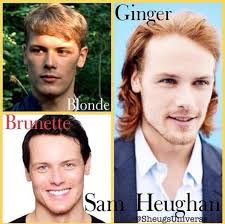 Your Favorite Brunette To Blonde Brunette Sam Heughan