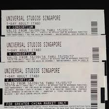 Universal Studios Singapore Tickets Entertainment Attractions On Carousell