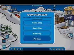 To get the test you need to be at least 45 days and to answer all questions correctly. How To Be A Tour Guide On Club Penguin All Answers Are In Description Youtube
