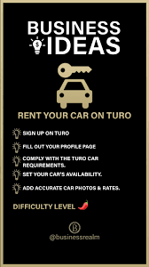 A car leasing company having fleet of new cars does not have to worry about disappointments which might be caused by reason of good financial resources: Business Idea 54 Rent Your Car On Turo Success Business Business Entrepreneur Business Ideas Entrepreneur