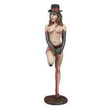 Amazon.com: Ronin Miniatures Figura de acción tamaño 1/32 escala 2.126 in  Cabaret erótico Chica bailando en sombrero de copa, escultura erótica  pintada a mano de mujer desnuda erótica 
