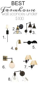 Best Farmhouse Wall Sconces Under 100 Seeking Lavender Lane Farmhouse Wall Sconces Wall Sconces Wall Sconces Bedroom