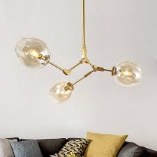3 Lights Sputnik Pendant Light Chandelier Lighting Lamp Ambient Light Dining Room Heparts