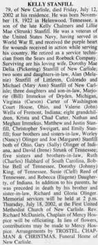 Kelly Chalmer Stanfill Jr. (1922-2002)