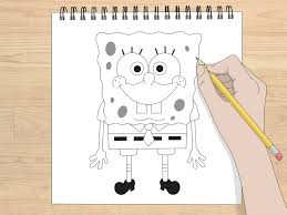 Mewarnai gambar squidward spongebob squarepants gambar kartun spongebob 1 comment pada awalnya serial kartun ini ditayangkan pada tahun 1999. Cara Menggambar Spongebob Squarepants 14 Langkah Dengan Gambar