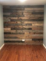 Installing a wood panel accent wall is a great way to add warmth, texture, and rustic appeal to a space. Rustic Wood Wall In My Basement Woodwall Rusticwoodwall Rustic Wood Walls Wooden Accent Wall Wood Panel Walls