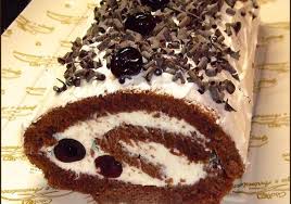 Buche Foret Noire Au Thermomix Special Noel Plat Et Recette Gateau Sucre Gateau Thermomix Buche De Noel Au Thermomix