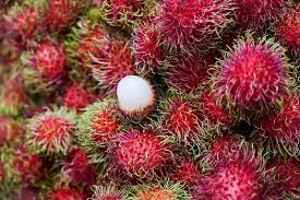 The mangosteen looks nothing like a mango, as it has a tough purple outer shell that you have to peel away to get to the juicy white fruit on the inside. Pin On Rambutan