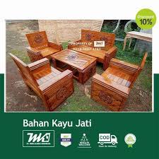 Harga promo kursi teras amerika betawi minimalis jati tamu meja cantikrp650.000: Kursi Tamu Sofa Kayu Jati Minimalis Terbaru Agustus 2021 Harga Murah Kualitas Terjamin Blibli