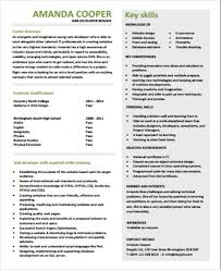 Start at the top with a captivating objective or summary on your front end developer resume template. Free 7 Sample Front End Developer Resume Templates In Ms Word Pdf